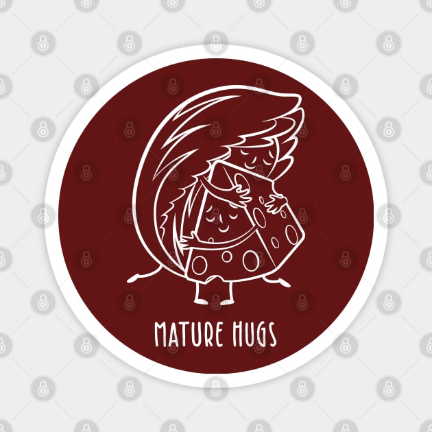 Mature Hugs Magnet by SIMKUNG